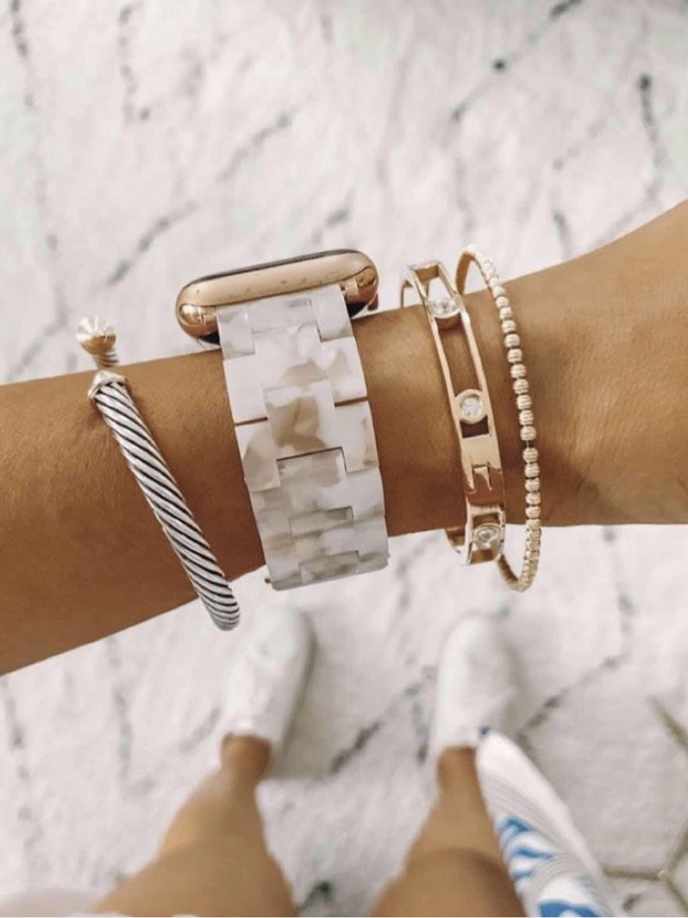 Heesch Apple Watch Resin Link Watch Band.